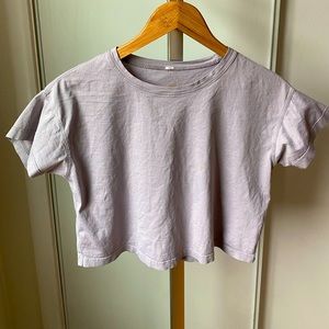 Lululemon Crop tee size 4